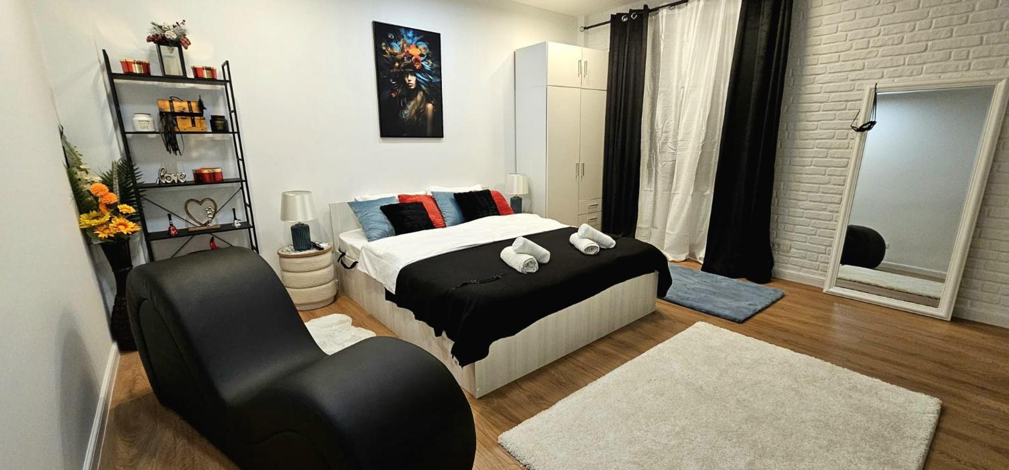 Apartament Deluxe cu 1 dormitor și vedere la grădină