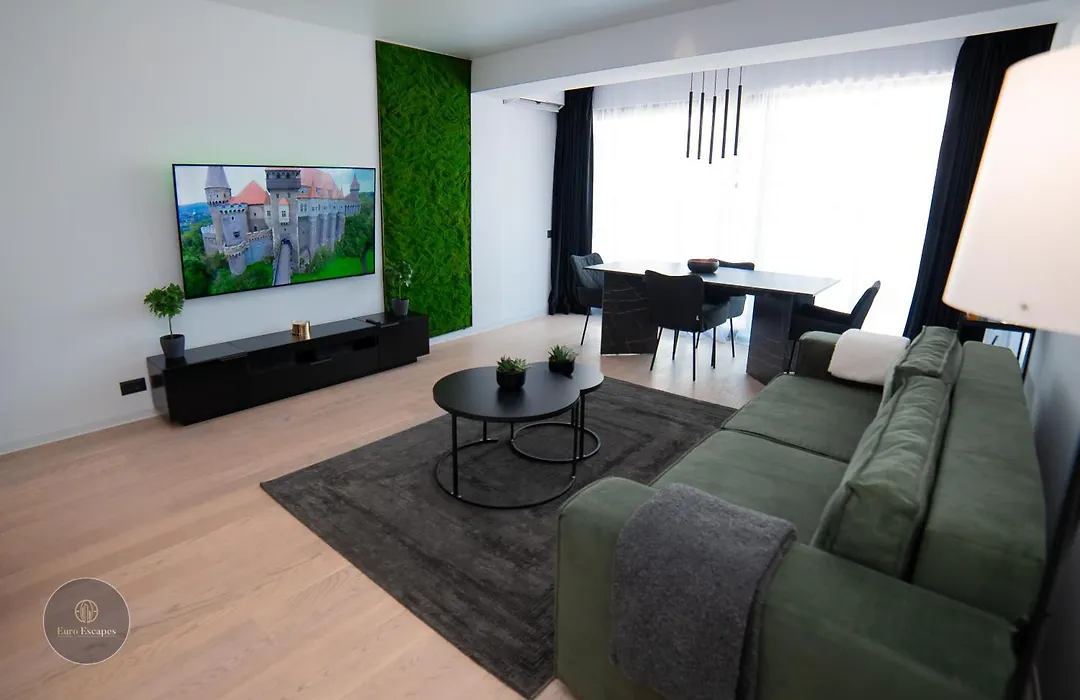 One-Bedroom Apartment With Balcony And Sofa Bed Near Pipera Metro-1
