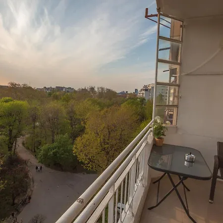 Spacious City View Apartment With Balcony-2
