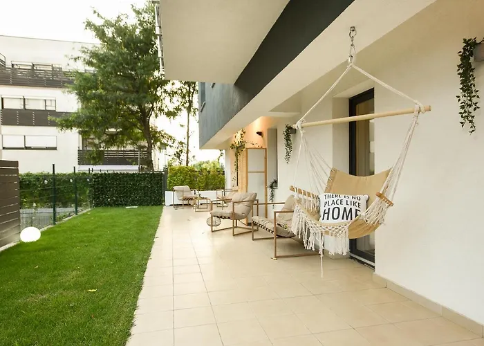 Vacation Feel - 2Br Apartment With Terrace & Private Parking In Baneasa Bucureşti