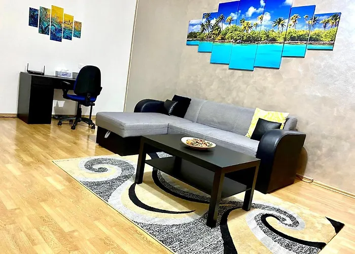 Sky Modern 1 Bedroom Apt W Free Parking Bucureşti