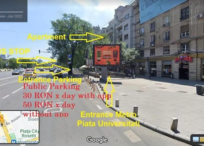 Anastasia Balcescu Apart 1 Beautiful View Self Check In Code From 2 Pm Only Microwave Bucureşti