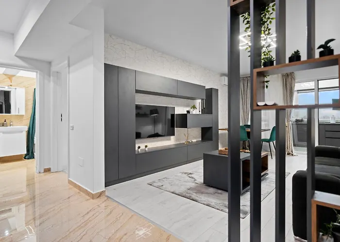 Minimalist Green & Grey Flat Bucureşti
