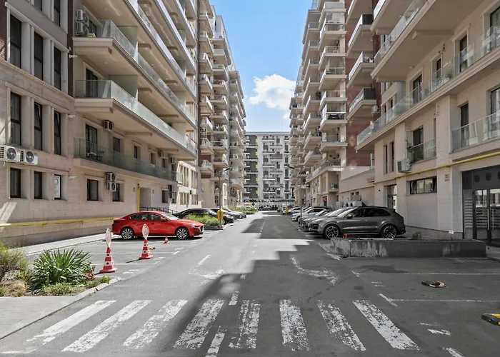 Garsoniera Turquoise Rezidential Moghioros Park Apartment Bucureşti