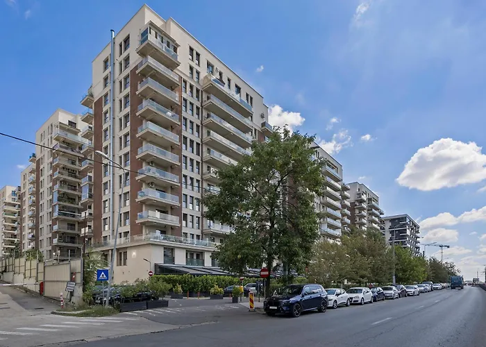 Garsoniera Turquoise Rezidential Moghioros Park Apartment Bucureşti