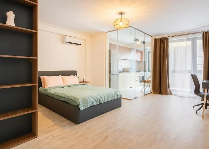 Central Riverside Studio 45 Plus Free Parking Bucureşti