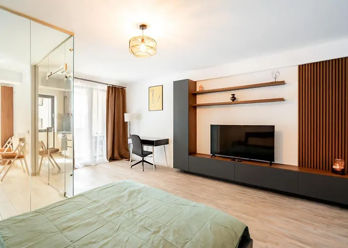 Central Riverside Studio 45 Plus Free Parking Bucureşti