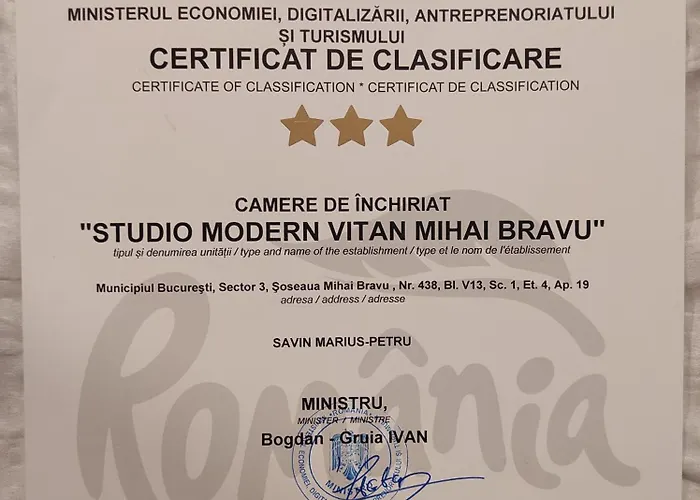 Studio modern Vitan-Mihai Bravu Bucureşti