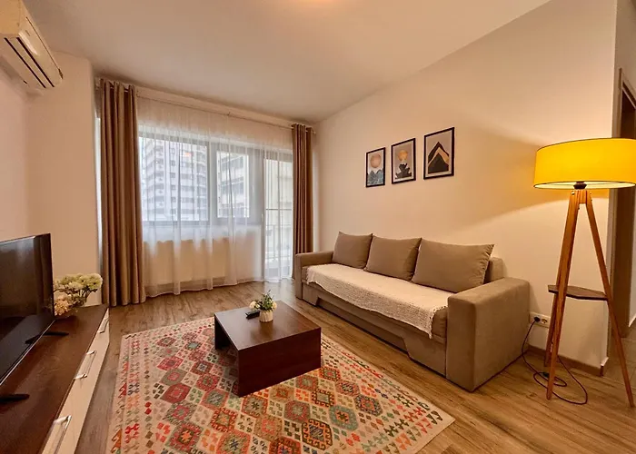 Bellagio - Cozy Apartment With Free Parking & Gym Bucureşti