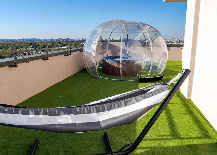 Downtown Apartment W Jacuzzi&Terrace Parkview V2 Bucureşti